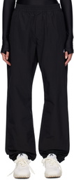 Marine Serre Black 'MS Sport' Nylon Track Pants