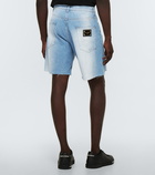 Dolce&Gabbana - Distressed denim Bermuda shorts