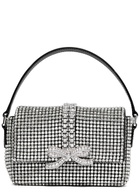 Self-portrait Micro Crystal-embellished top Handle bag - Silver - One Size