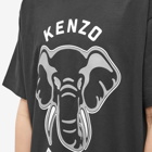 Kenzo Paris Men's Kenzo Elephant Oversized T-Shirt in Black