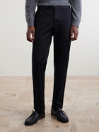Onia - Straight-Leg Cotton-Blend Trousers - Black