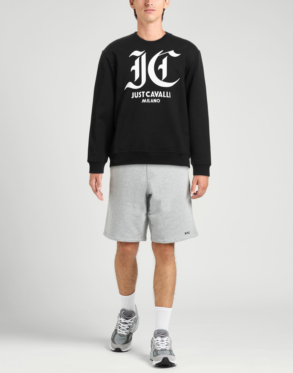 Just Cavalli Mens Sweatshirt in Black