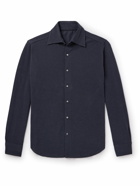 Stòffa - Cotton-Piqué Shirt - Blue