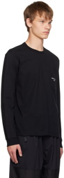 Comme des Garçons Homme Black Printed Long Sleeve T-Shirt