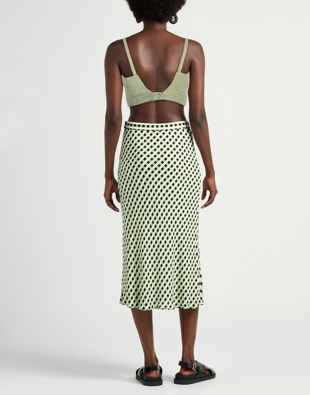 Jijil Womens Top in Sage green