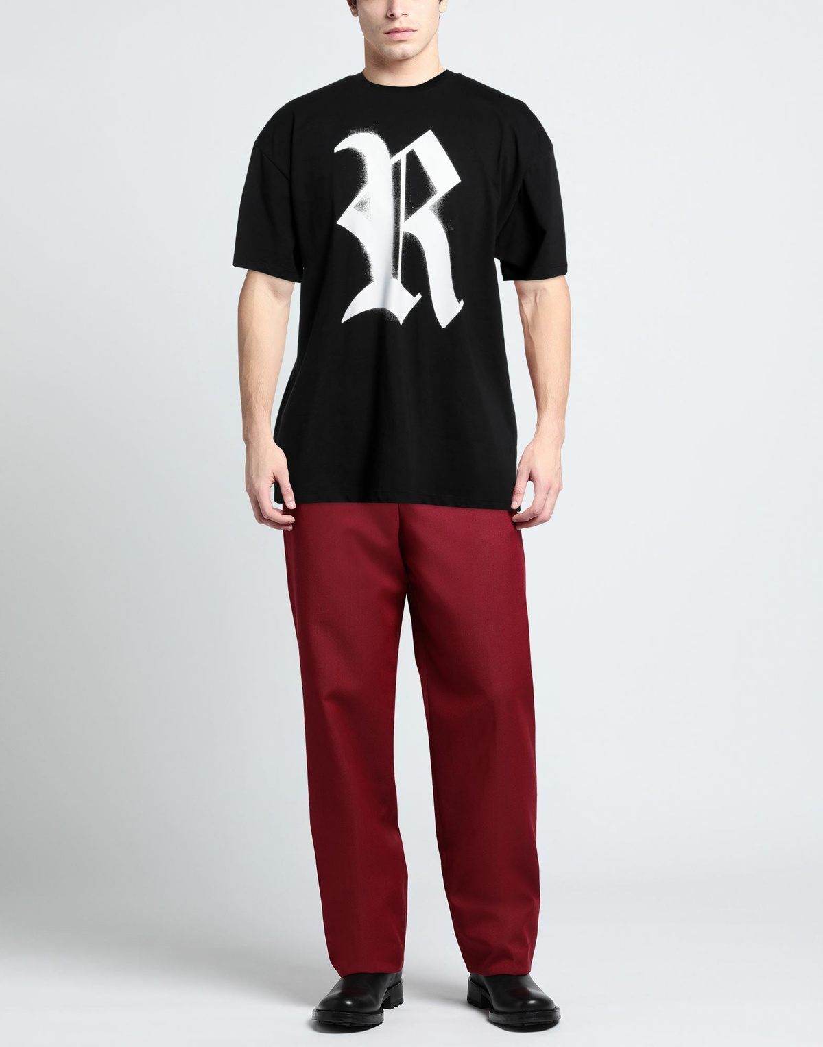 Raf Simons Mens T-shirt in Black
