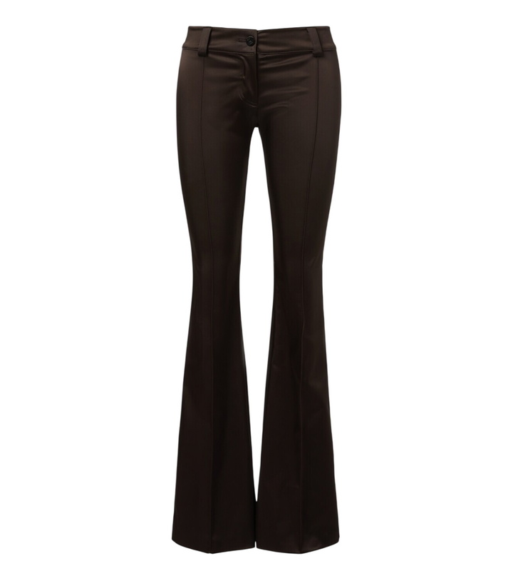 Photo: Gucci Duchess satin flared pants