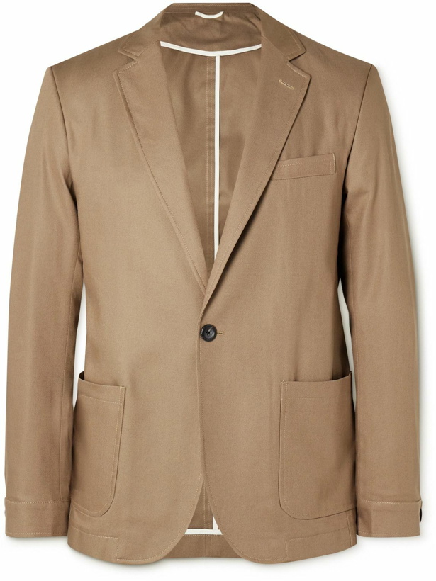 Photo: Oliver Spencer - Fairway TENCEL™ Lyocell and Cotton-Blend Twill Blazer - Brown
