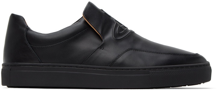 Photo: Vivienne Westwood Black Embossed Slip-On Sneakers