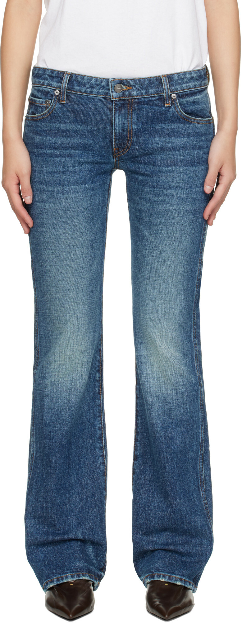 KHAITE Blue Conforti Jeans