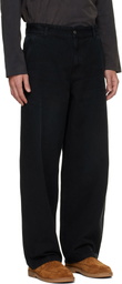 Solid Homme Black Carpenter Jeans