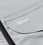 Adsum - Marsu Logo-Embroidered Shell Hooded Jacket - Blue