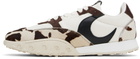 Marine Serre Brown & Off-White Metal Free Leather Ms Rise Sneakers