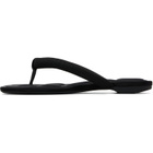 Alexander Wang Black Jenna Tubular Flat Thong Sandals