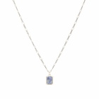 Serge DeNimes Men's Blue Jasper Necklace in Silver 
