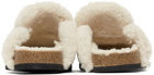 JW Anderson Brown Shearling Loafers