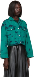 MSGM SSENSE Exclusive Blue Denim Jacket
