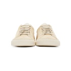 Common Projects Tan Suede Contrast Achilles Low Sneakers