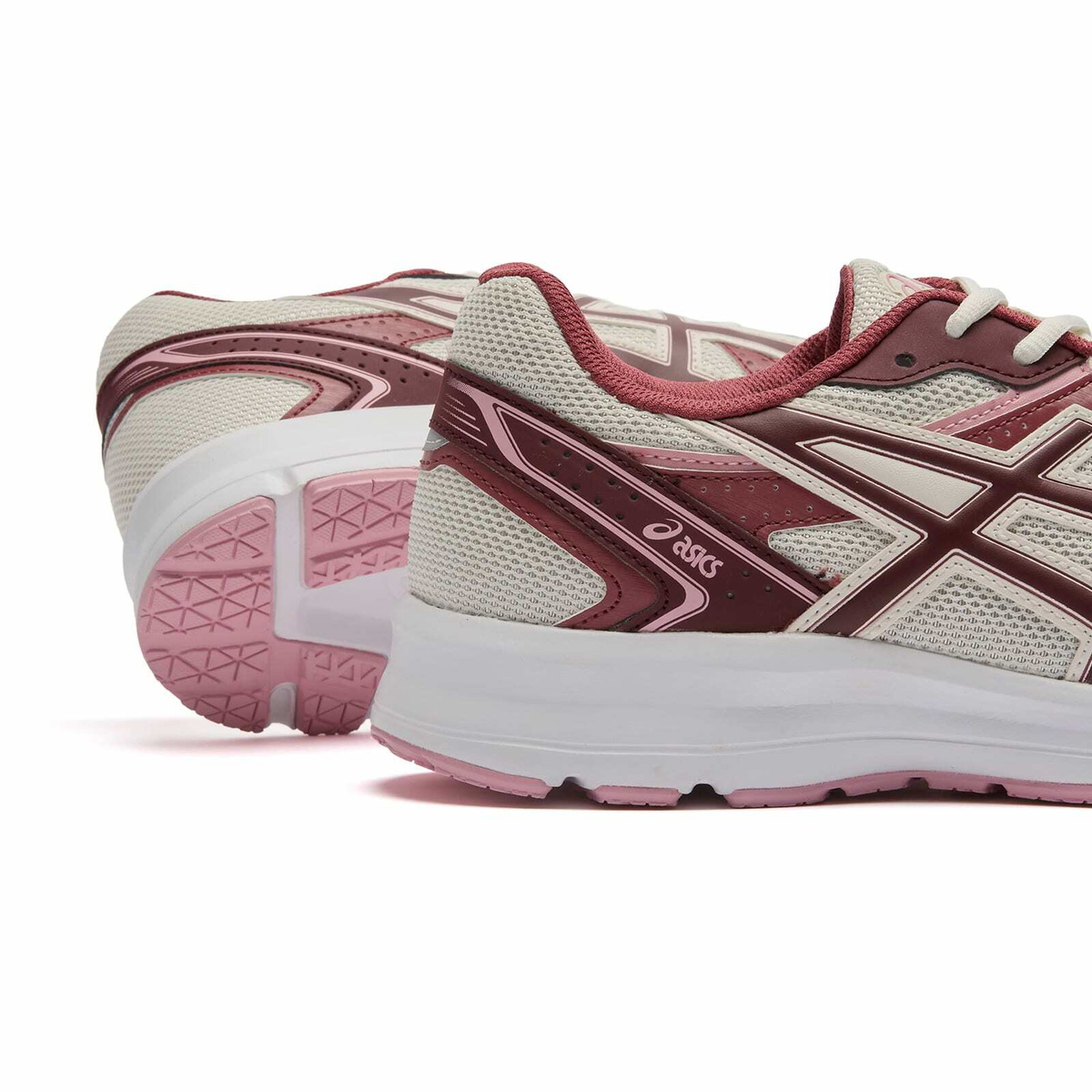 Asics Jog 100s Sneaker in Cream/Port Royal