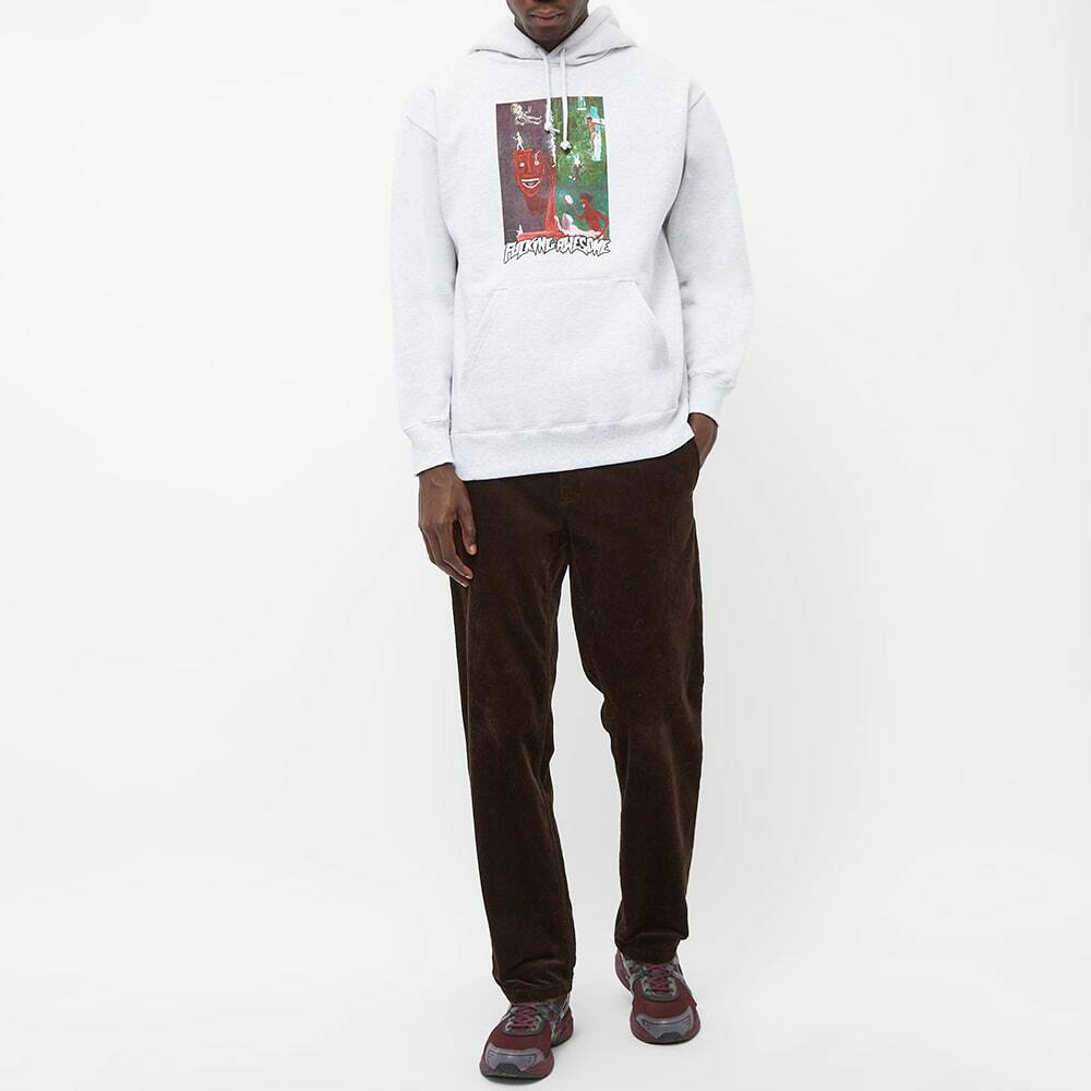 Fucking Awesome Men's Society Hoody in Heather Grey Fucking