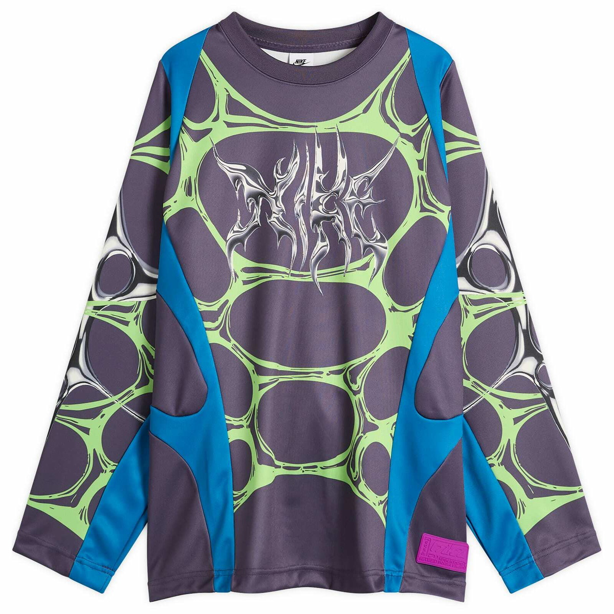 Nike Men's Project F.R.O.G. Jelly Cage Jersey Top in Brilliant Blue/Dark Raisin/Vivid Purple
