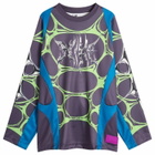 Nike Men's Project F.R.O.G. Jelly Cage Jersey Top in Brilliant Blue/Dark Raisin/Vivid Purple