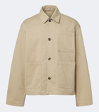 JW Anderson Embroidered cotton canvas jacket