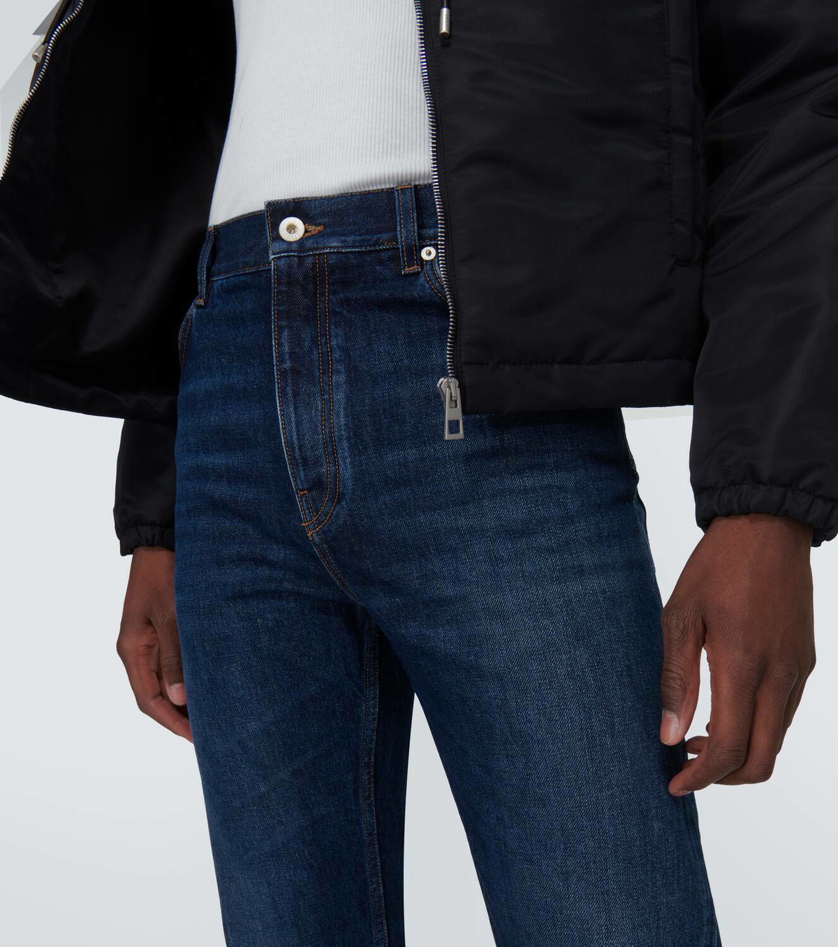 Loewe Fisherman straight turn-up jeans Loewe