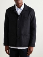 Anderson & Sheppard - Herringbone Wool Jacket - Blue
