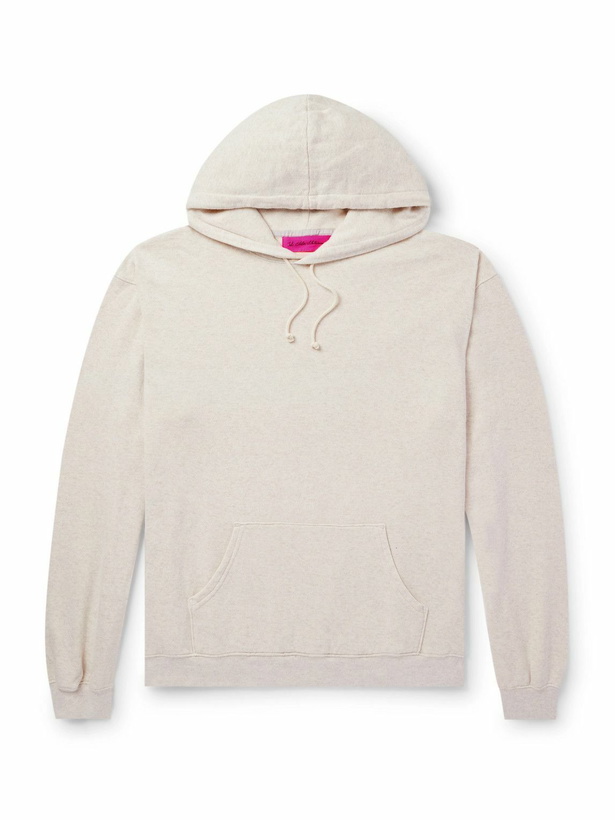 Photo: The Elder Statesman - Daily Cotton and Cashmere-Blend Hoodie - Neutrals