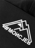 Moncler Grenoble - Logo-Appliquéd Stretch-Fleece and Jersey Beanie - Black