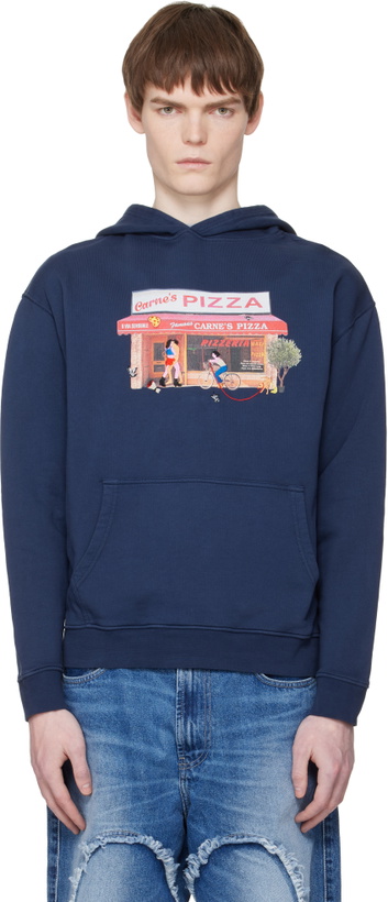 Photo: Carne Bollente Navy Hot Slice Hoodie