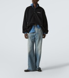 Miu Miu Fleece half-zip sweater