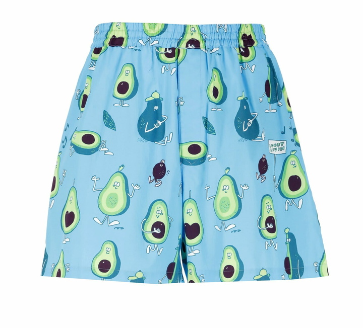 Photo: Junya Watanabe Graphic-printed Elasticated Waistband Shorts