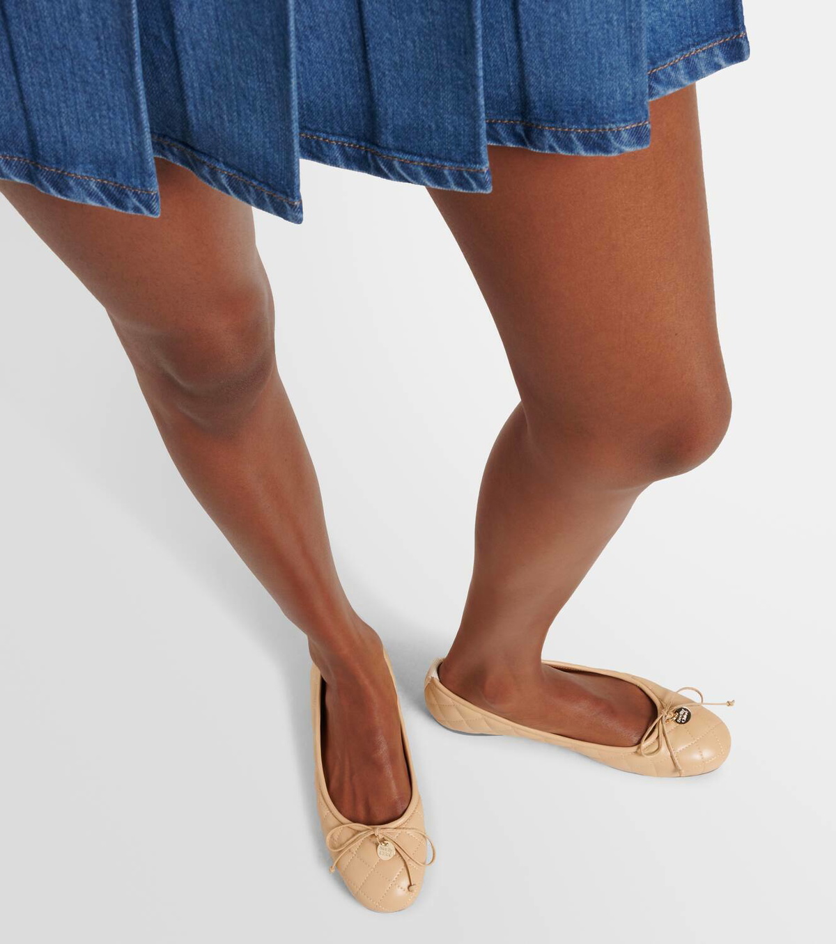 See By Chloé Jodie quilted faux leather ballet flats