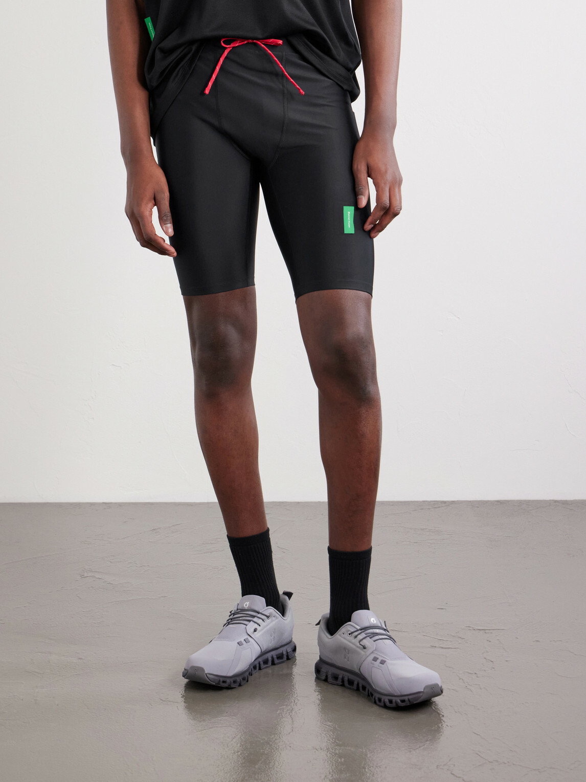 DISTRICT VISION - Maurten Slim-Fit 9'' Recycled Stretch Running Shorts - Black