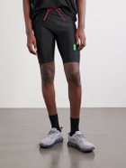 DISTRICT VISION - Maurten Slim-Fit 9'' Recycled Stretch Running Shorts - Black