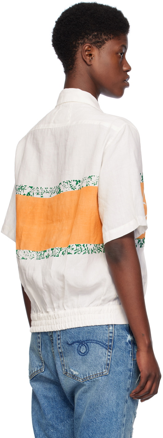 Rhude White Printed Shirt