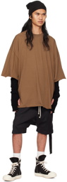 Rick Owens DRKSHDW Brown Tommy T-Shirt