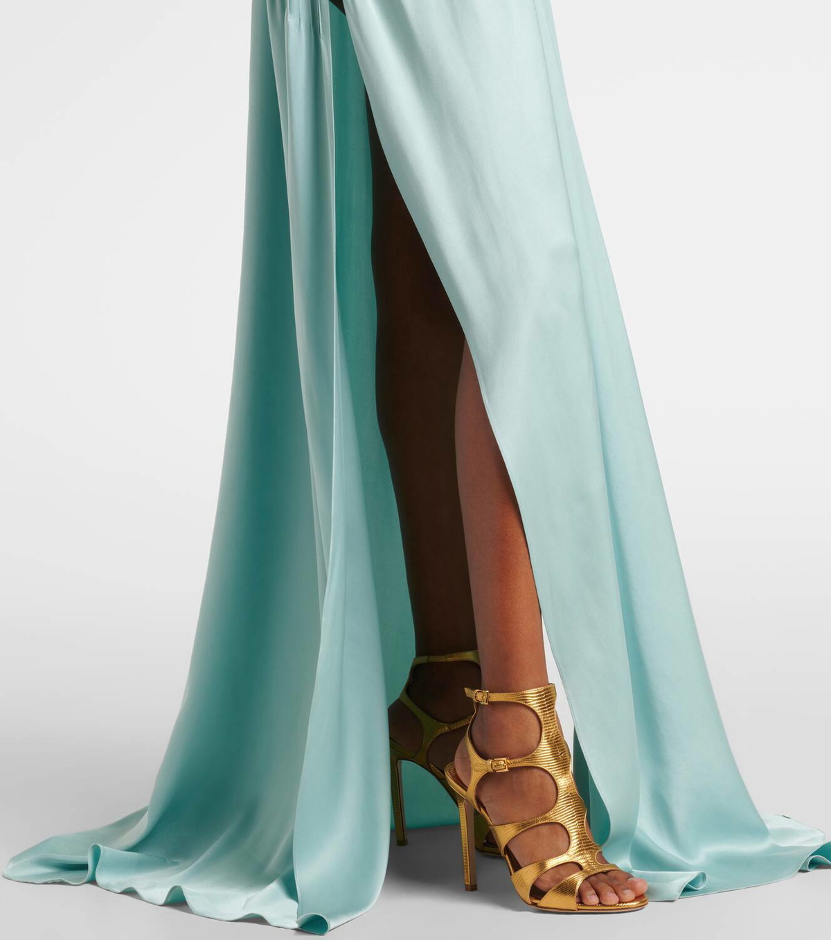 Tom Ford Halterneck silk satin gown