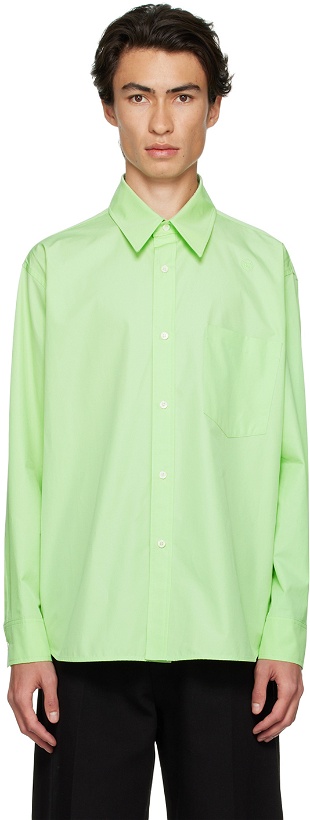 Photo: Recto Green Embroidered Shirt