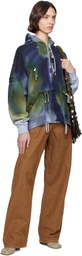 Collina Strada Navy & Green Burst Hoodie