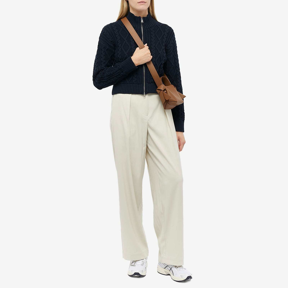 Samsøe Samsøe Women's Nikole Zip Cardigan in Salute Samsøe Samsøe