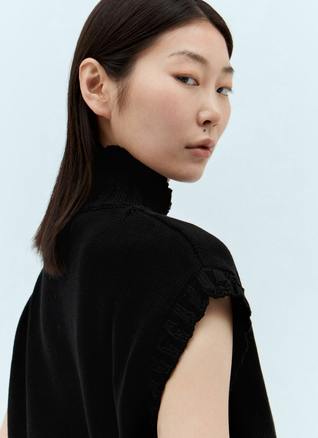 Marni High Neck Cropped Sweater