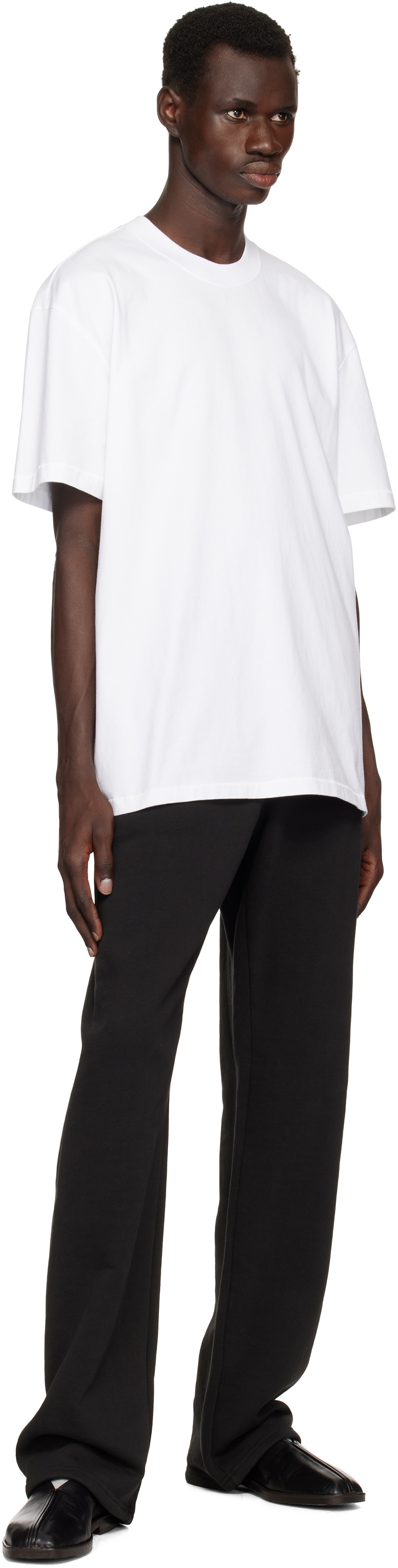 SKIMS White Heavyweight Cotton Relaxed T-shirt
