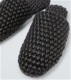 Bottega Veneta - Squid Tubular Intreccio leather slippers