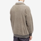 Beams Plus Men's MIL Half Zip Fleece in Grey