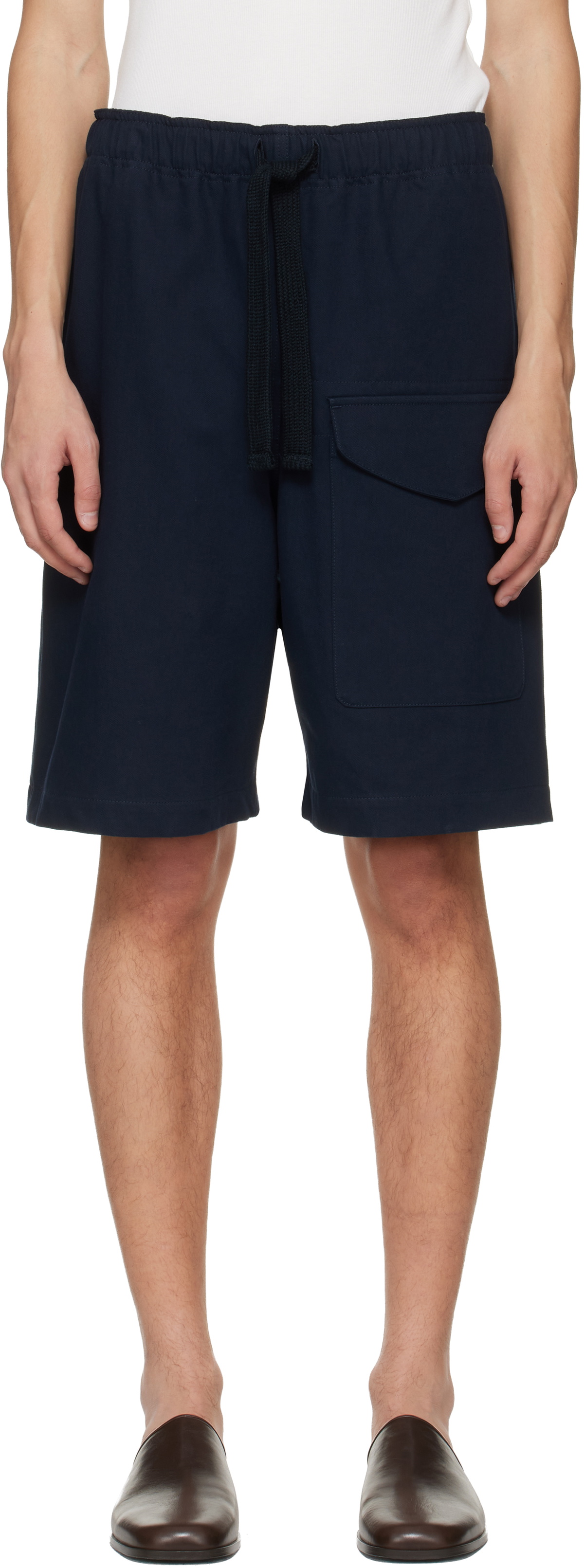 Studio Nicholson Indigo Ikaria Shorts