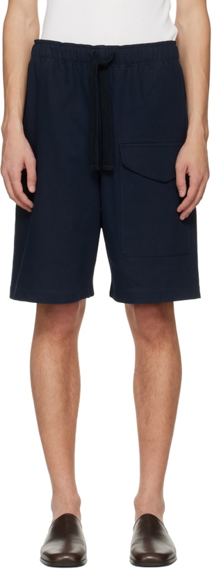 Photo: Studio Nicholson Indigo Ikaria Shorts