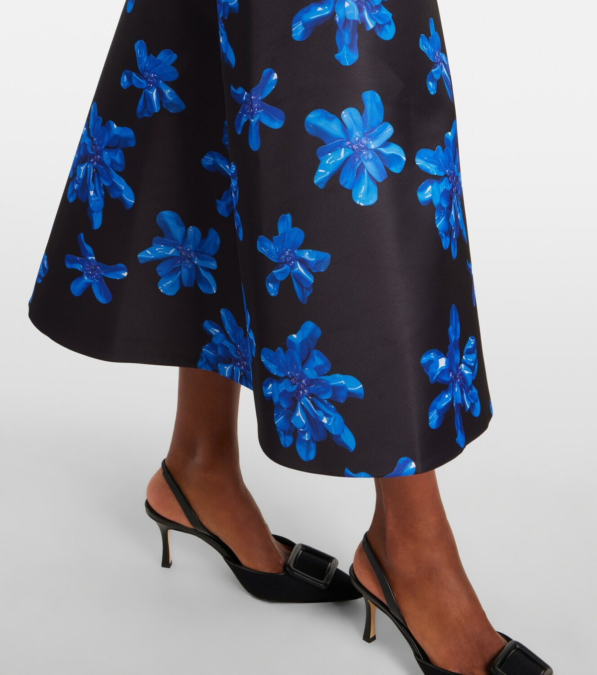 Emilia Wickstead Tamilla floral midi skirt